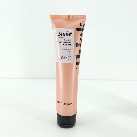 Suave Thickening Cream Thick Look Lock Moisture Lightweight Styled Hair Set of 2 - Picture 2 of 5